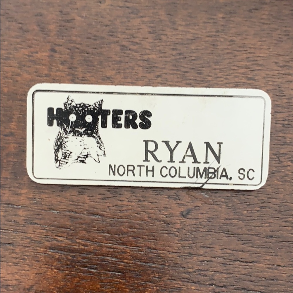 Authentic Hooters Name Tag